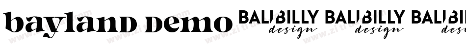 bayland demo字体转换